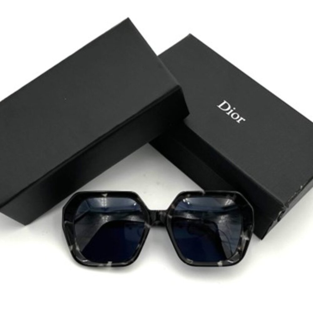 NIB-Christian Dior DiorMidnight Tortoise Sunglasses